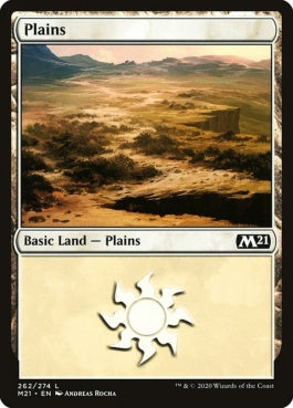 naokuroshop MTG [M21][262][土地][C][EN][平地/Plains] NM