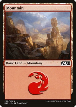 naokuroshop MTG [M21][269][土地][C][EN][山/Mountain] NM