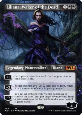 naokuroshop MTG [M21][282][黒][M][EN][死者を目覚めさせる者、リリアナ/Liliana, Waker of the Dead] NM