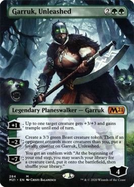 naokuroshop MTG [M21][284][緑][M][EN][解き放たれた者、ガラク/Garruk, Unleashed] NM