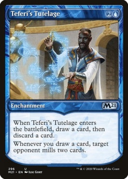 naokuroshop MTG [M21][296][青][U][EN][テフェリーの後見/Teferi's Tutelage] NM