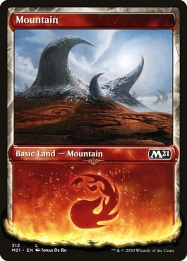 naokuroshop MTG [M21][312][土地][C][EN][山/Mountain] NM