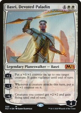 naokuroshop MTG [M21][320][白][M][EN][献身の聖騎士、バスリ/Basri, Devoted Paladin] NM