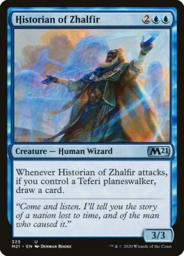 naokuroshop MTG [M21][325][青][U][EN][ザルファーの歴史家/Historian of Zhalfir] NM