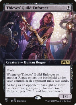 naokuroshop MTG [M21][361][黒][R][EN][盗賊ギルドの処罰者/Thieves' Guild Enforcer] NM