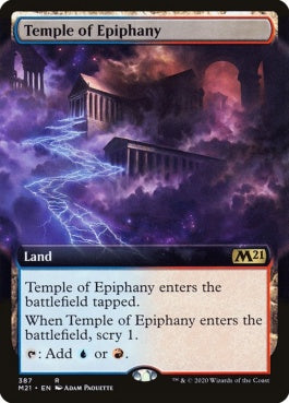 naokuroshop MTG [M21][387][土地][R][EN][天啓の神殿/Temple of Epiphany] NM