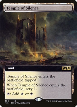 naokuroshop MTG [M21][390][土地][R][EN][静寂の神殿/Temple of Silence] NM