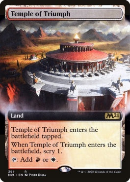 naokuroshop MTG [M21][391][土地][R][EN][凱旋の神殿/Temple of Triumph] NM