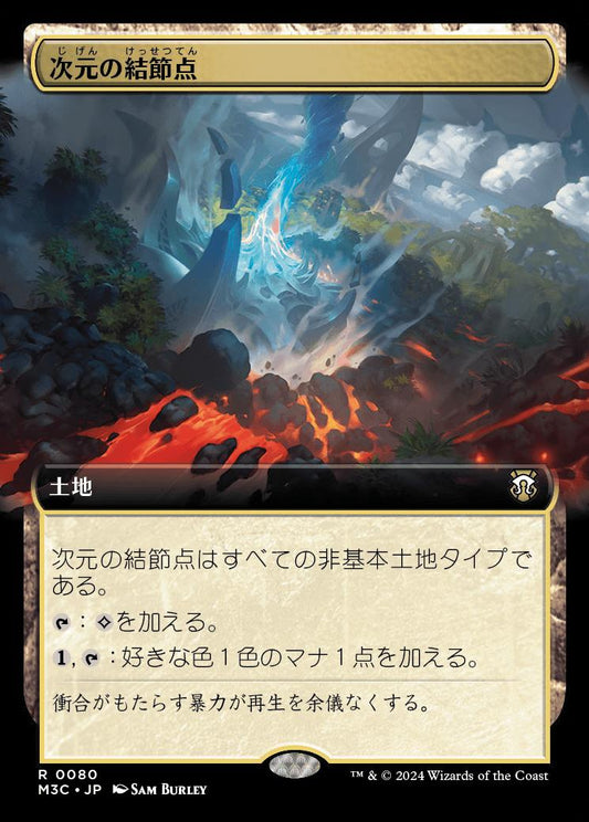 naokuroshop MTG [M3C][0080][土地][R][JP][次元の結節点/Planar Nexus] NM