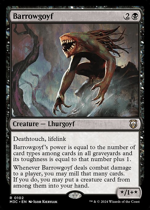 naokuroshop MTG [M3C][0102][黒][R][EN][バロウゴイフ/Barrowgoyf] NM