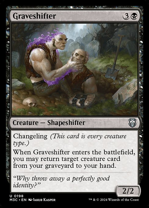 naokuroshop MTG [M3C][0198][黒][U][EN][墓変わり/Graveshifter] NM