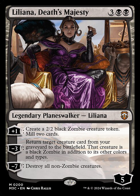 naokuroshop MTG [M3C][0200][黒][M][EN][死の権威、リリアナ/Liliana, Death's Majesty] NM