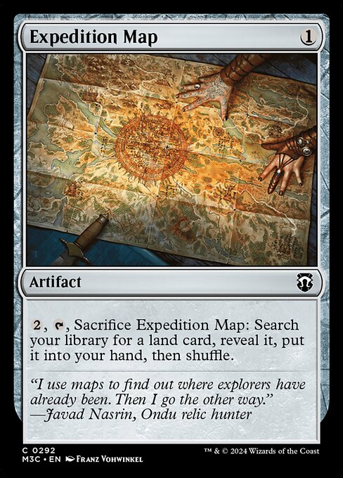 naokuroshop MTG [M3C][0292][茶][C][EN][探検の地図/Expedition Map] NM