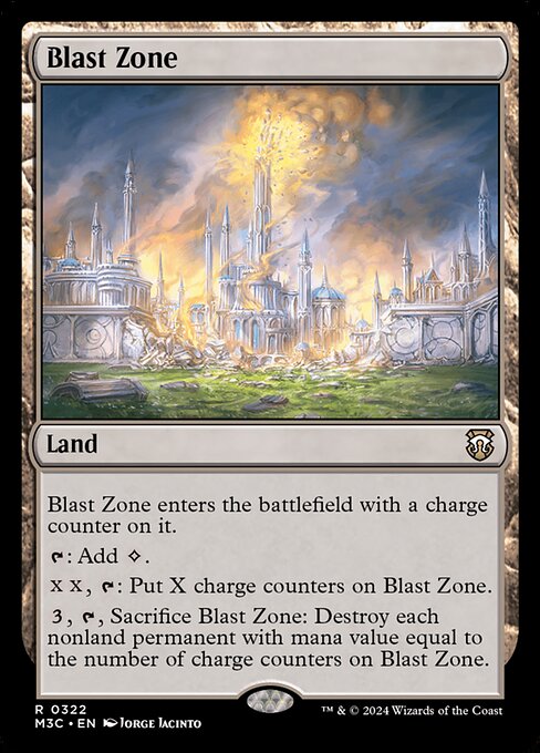 naokuroshop MTG [M3C][0322][土地][R][EN][爆発域/Blast Zone]（リップルfoil） NM