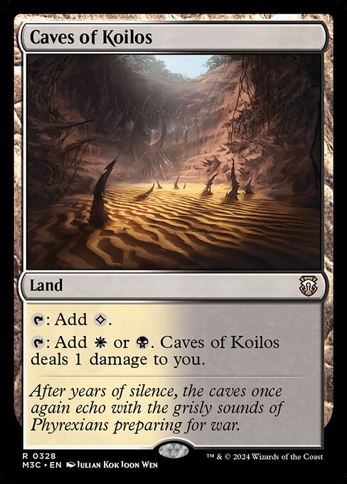 naokuroshop MTG [M3C][0328][土地][R][EN][コイロスの洞窟/Caves of Koilos] NM