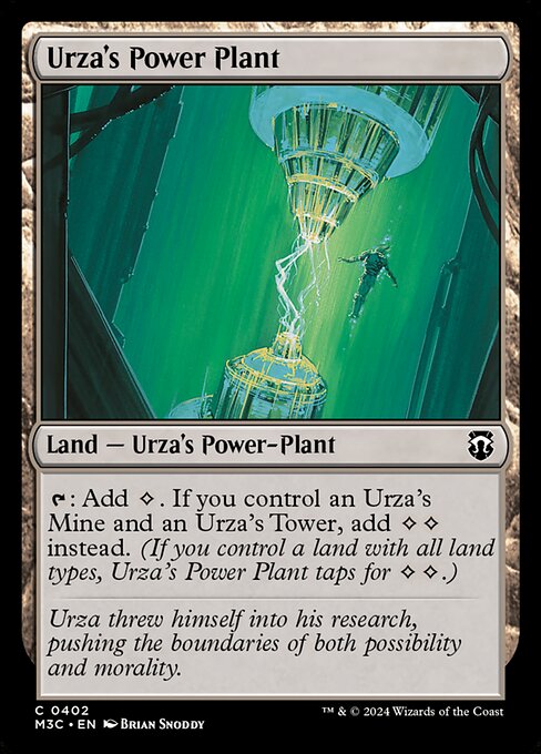 naokuroshop MTG [M3C][0402][土地][C][EN][ウルザの魔力炉/Urza's Power Plant] NM