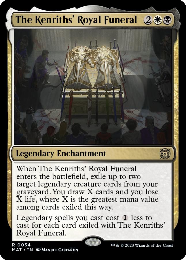 naokuroshop MTG [MAT][034][多][R][EN][ケンリス王家の葬送/The Kenriths' Royal Funeral]（foil） NM