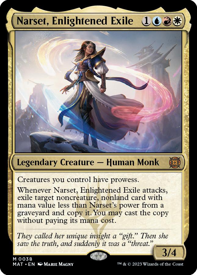 naokuroshop MTG [MAT][038][多][M][EN][悟った喪失者、ナーセット/Narset, Enlightened Exile]（foil） NM