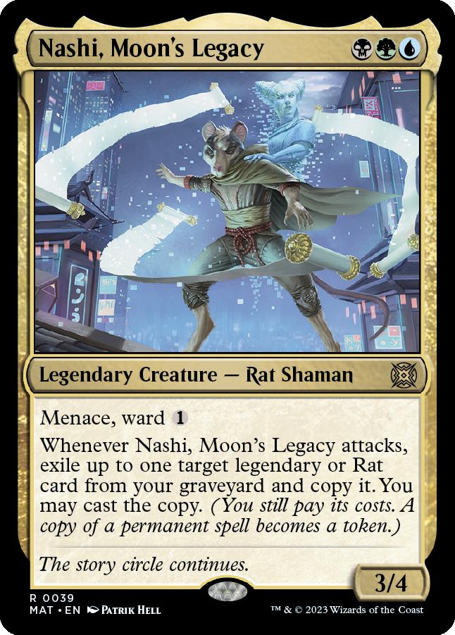 naokuroshop MTG [MAT][039][多][R][EN][月の後裔、ナシ/Nashi, Moon's Legacy] NM