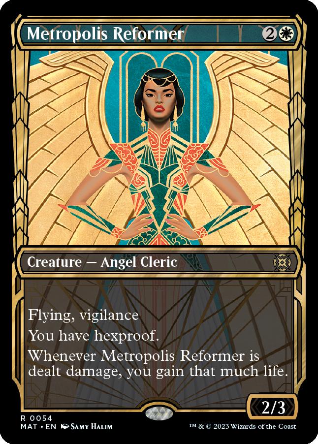 naokuroshop MTG [MAT][054][白][R][EN][大都市の改革家/Metropolis Reformer]（foil） NM