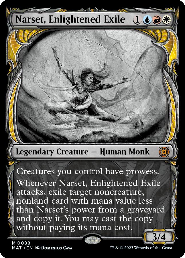 naokuroshop MTG [MAT][088][多][M][EN][悟った喪失者、ナーセット/Narset, Enlightened Exile] NM