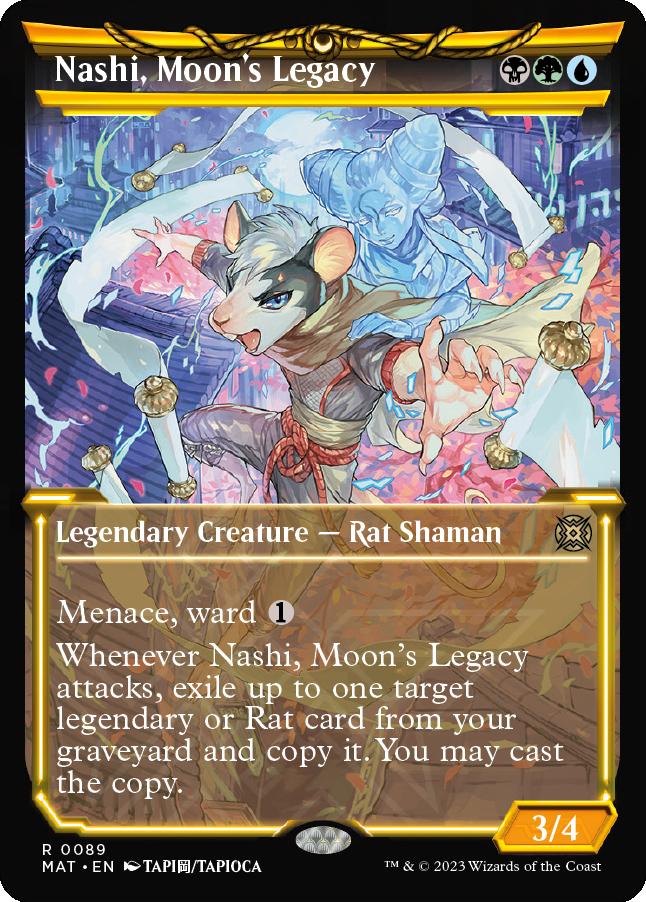 naokuroshop MTG [MAT][089][多][R][EN][月の後裔、ナシ/Nashi, Moon's Legacy]（foil） NM