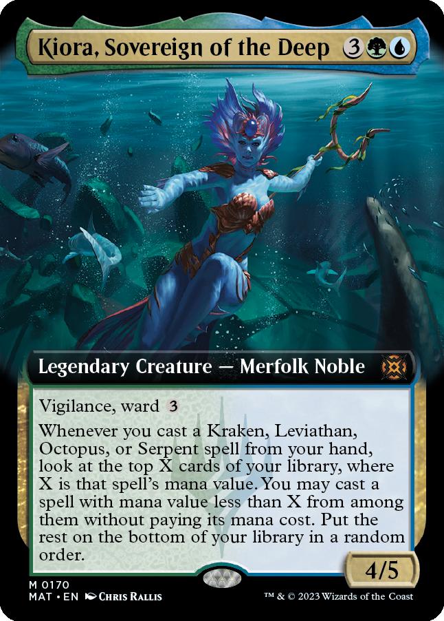 naokuroshop MTG [MAT][170][多][M][EN][深海の君主、キオーラ/Kiora, Sovereign of the Deep] NM