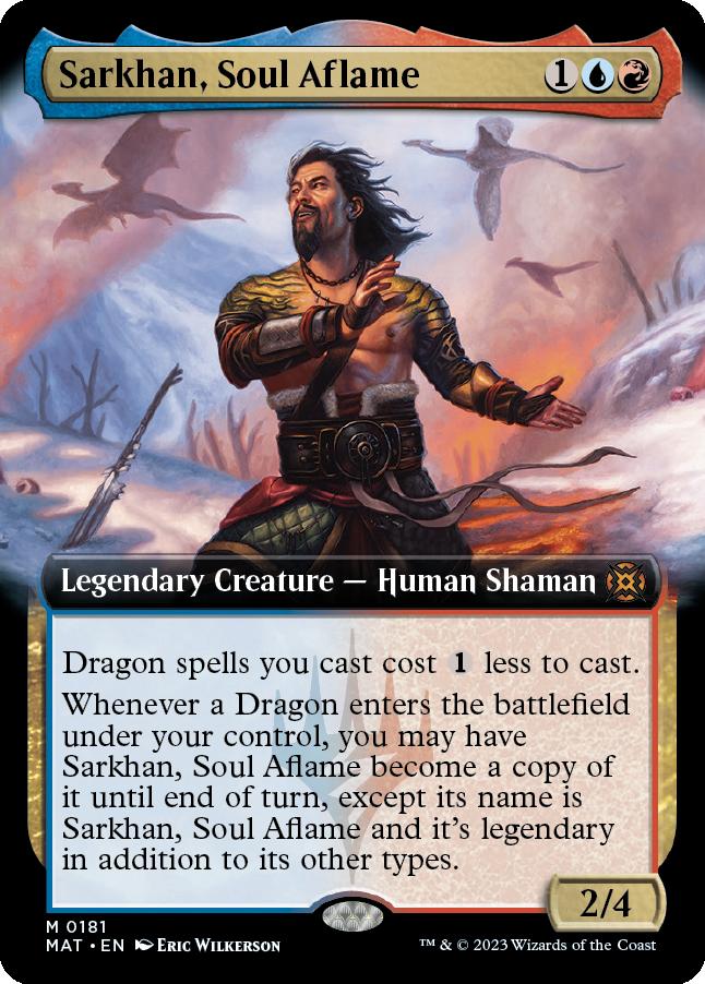 naokuroshop MTG [MAT][181][多][M][EN][燃える魂、サルカン/Sarkhan, Soul Aflame]（foil） NM