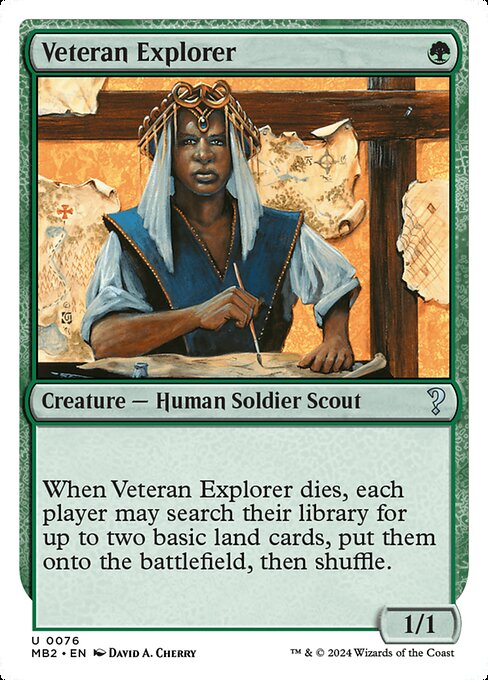 naokuroshop MTG [MB2][0076][緑][U][EN][老練の探険者/Veteran Explorer] NM