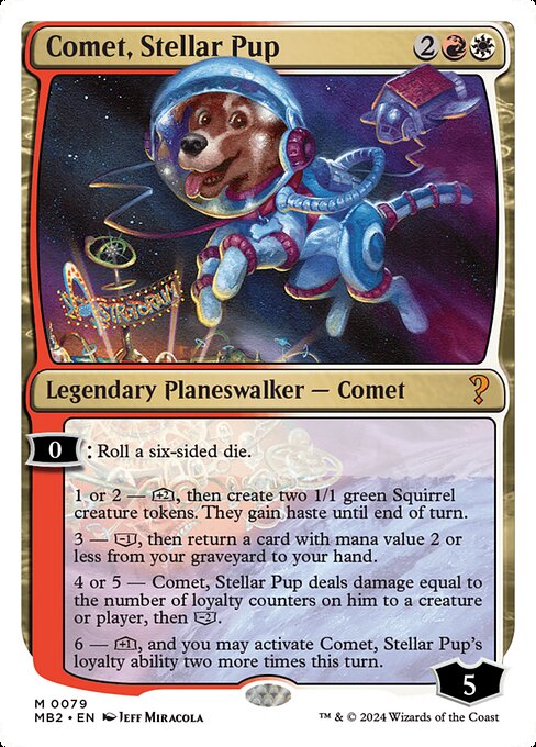 naokuroshop MTG [MB2][0079][多][M][EN][Comet, Stellar Pup] NM