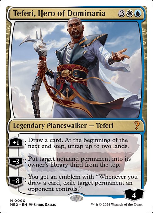 naokuroshop MTG [MB2][0090][多][M][EN][ドミナリアの英雄、テフェリー/Teferi, Hero of Dominaria] NM