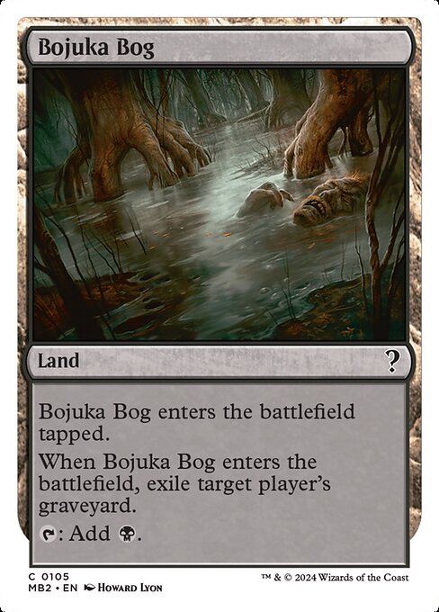 naokuroshop MTG [MB2][0105][土地][C][EN][ボジューカの沼/Bojuka Bog] NM