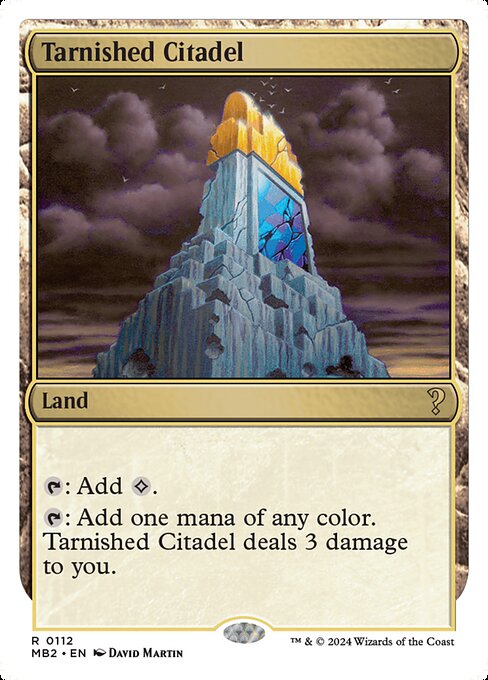 naokuroshop MTG [MB2][0112][土地][R][EN][色あせた城塞/Tarnished Citadel] NM