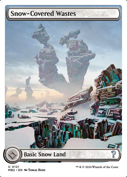 naokuroshop MTG [MB2][0121][土地][U][EN][冠雪の荒地/Snow-Covered Wastes] NM