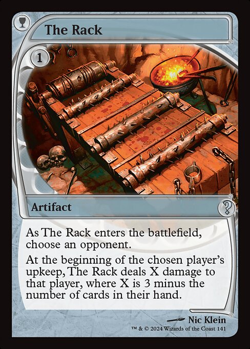 naokuroshop MTG [MB2][0141][茶][U][EN][拷問台/The Rack] NM