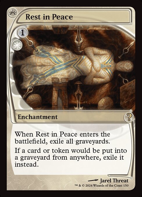 naokuroshop MTG [MB2][0150][白][R][EN][安らかなる眠り/Rest in Peace]（foil） NM