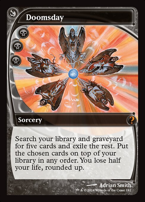 naokuroshop MTG [MB2][0182][黒][M][EN][最後の審判/Doomsday]（foil） NM