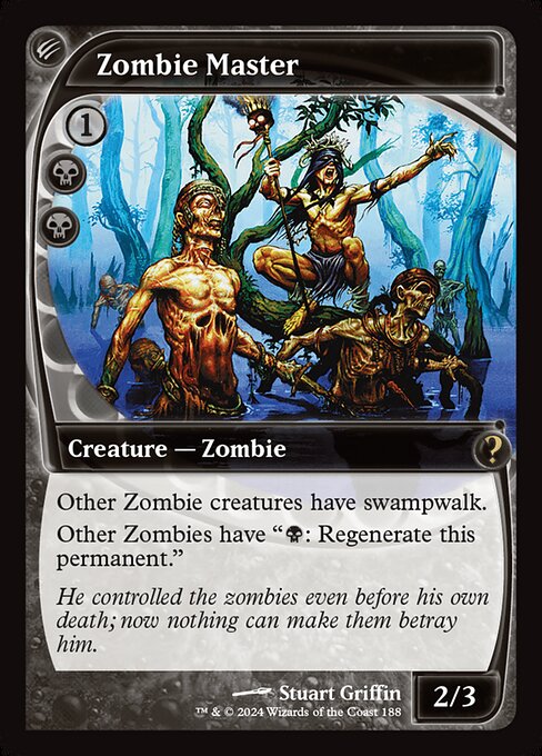 naokuroshop MTG [MB2][0188][黒][R][EN][ゾンビ使い/Zombie Master]（foil） NM