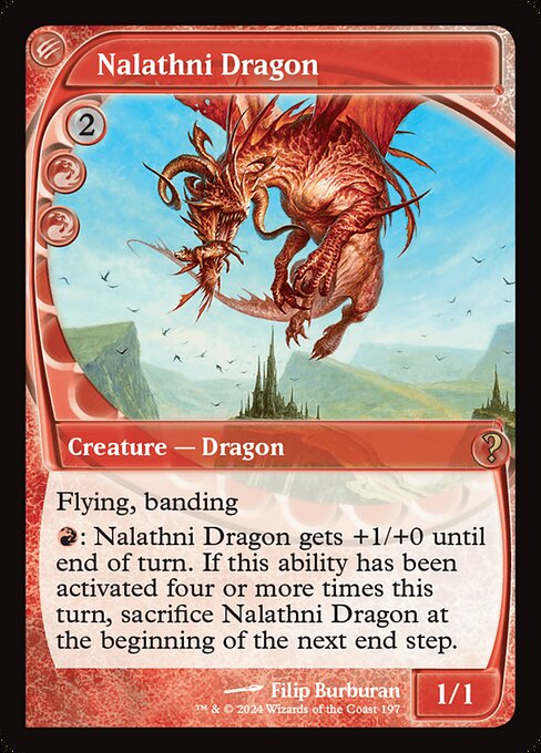 naokuroshop MTG [MB2][0197][赤][R][EN][ナラスニ・ドラゴン/Nalathni Dragon] NM