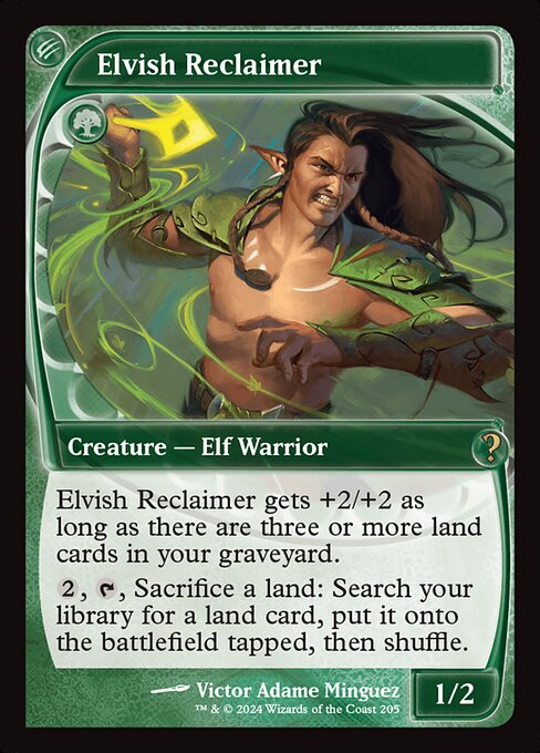 naokuroshop MTG [MB2][0205][緑][R][EN][エルフの開墾者/Elvish Reclaimer] NM