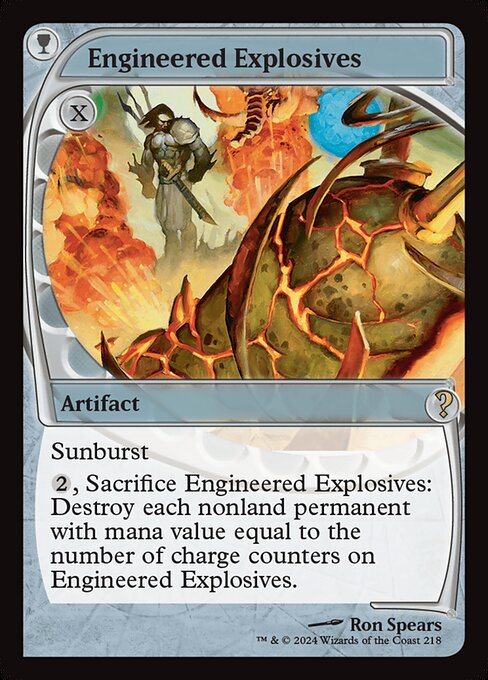 naokuroshop MTG [MB2][0218][茶][R][EN][仕組まれた爆薬/Engineered Explosives]（foil） NM