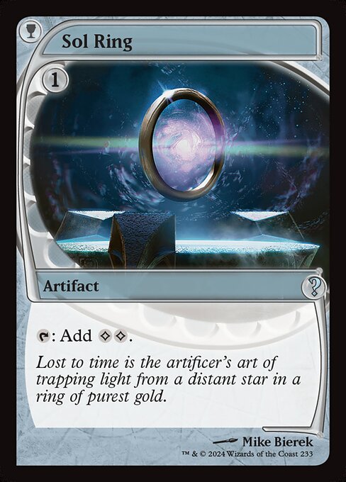 naokuroshop MTG [MB2][0233][茶][U][EN][太陽の指輪/Sol Ring] NM