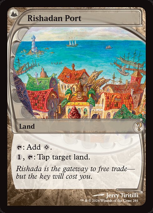 naokuroshop MTG [MB2][0241][土地][R][EN][リシャーダの港/Rishadan Port] NM