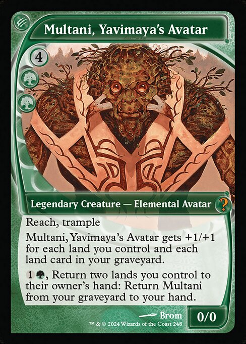 naokuroshop MTG [MB2][0248][緑][M][EN][ヤヴィマヤの化身、ムルタニ/Multani, Yavimaya's Avatar]（foil） NM