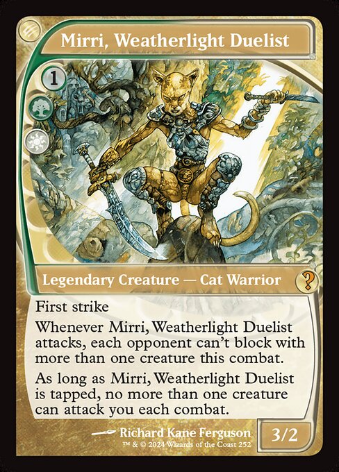 naokuroshop MTG [MB2][0252][多][M][EN][ウェザーライトの決闘者、ミリー/Mirri, Weatherlight Duelist]（foil） NM