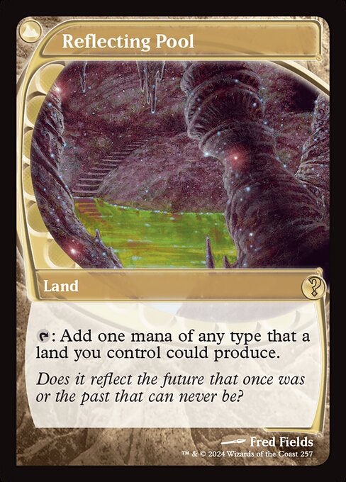 naokuroshop MTG [MB2][0257][土地][R][EN][反射池/Reflecting Pool]（foil） NM