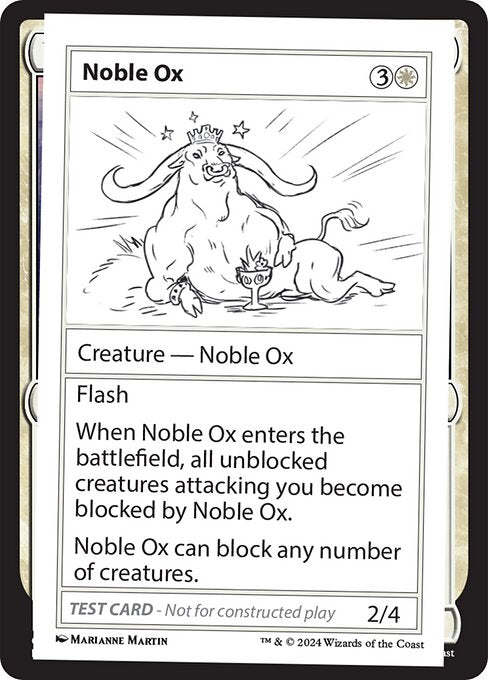 naokuroshop MTG [MB2][0285][白][C][EN][Noble Ox] NM