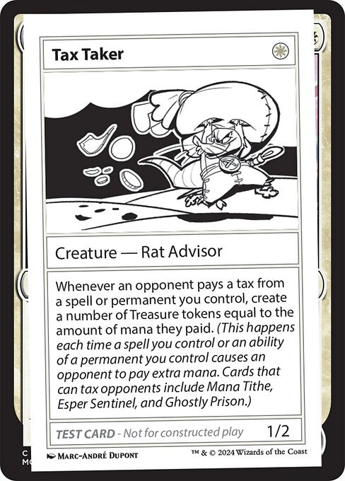 naokuroshop MTG [MB2][0288][白][C][EN][Tax Taker] NM