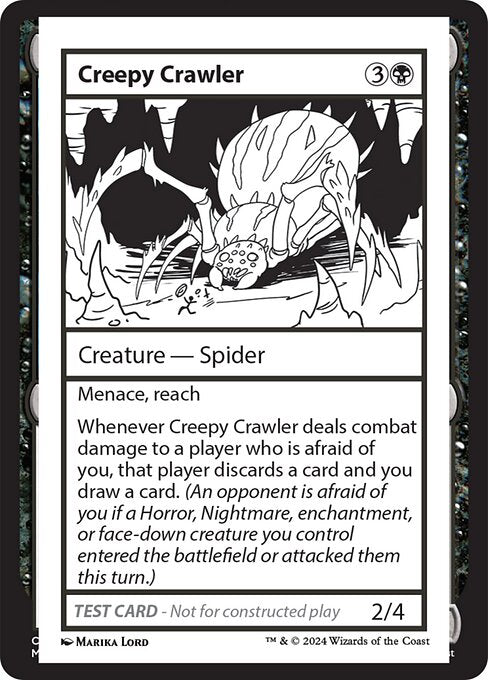 naokuroshop MTG [MB2][0308][黒][C][EN][Creepy Crawler] NM