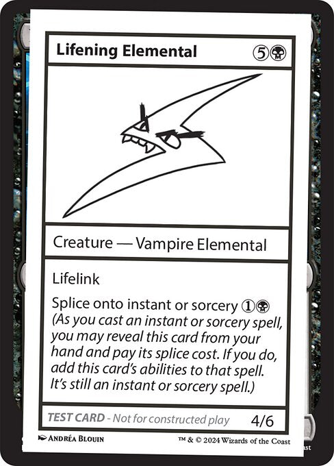 naokuroshop MTG [MB2][0311][黒][C][EN][Lifening Elemental] NM